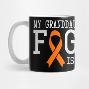 Leukemia Cancer Awareness Shirt Gift Granddaughter Mug